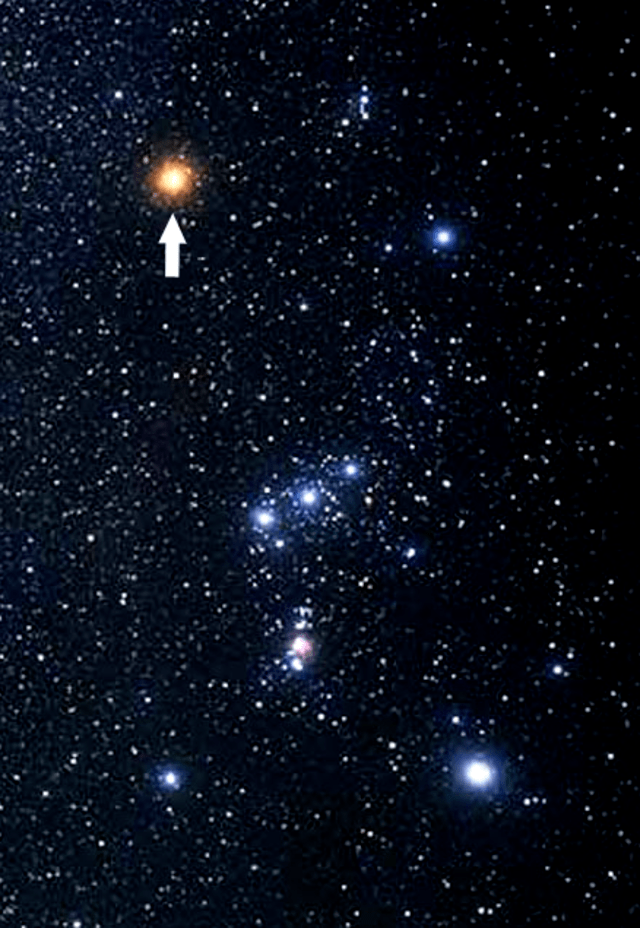 Betelgeuse, the star in Orion